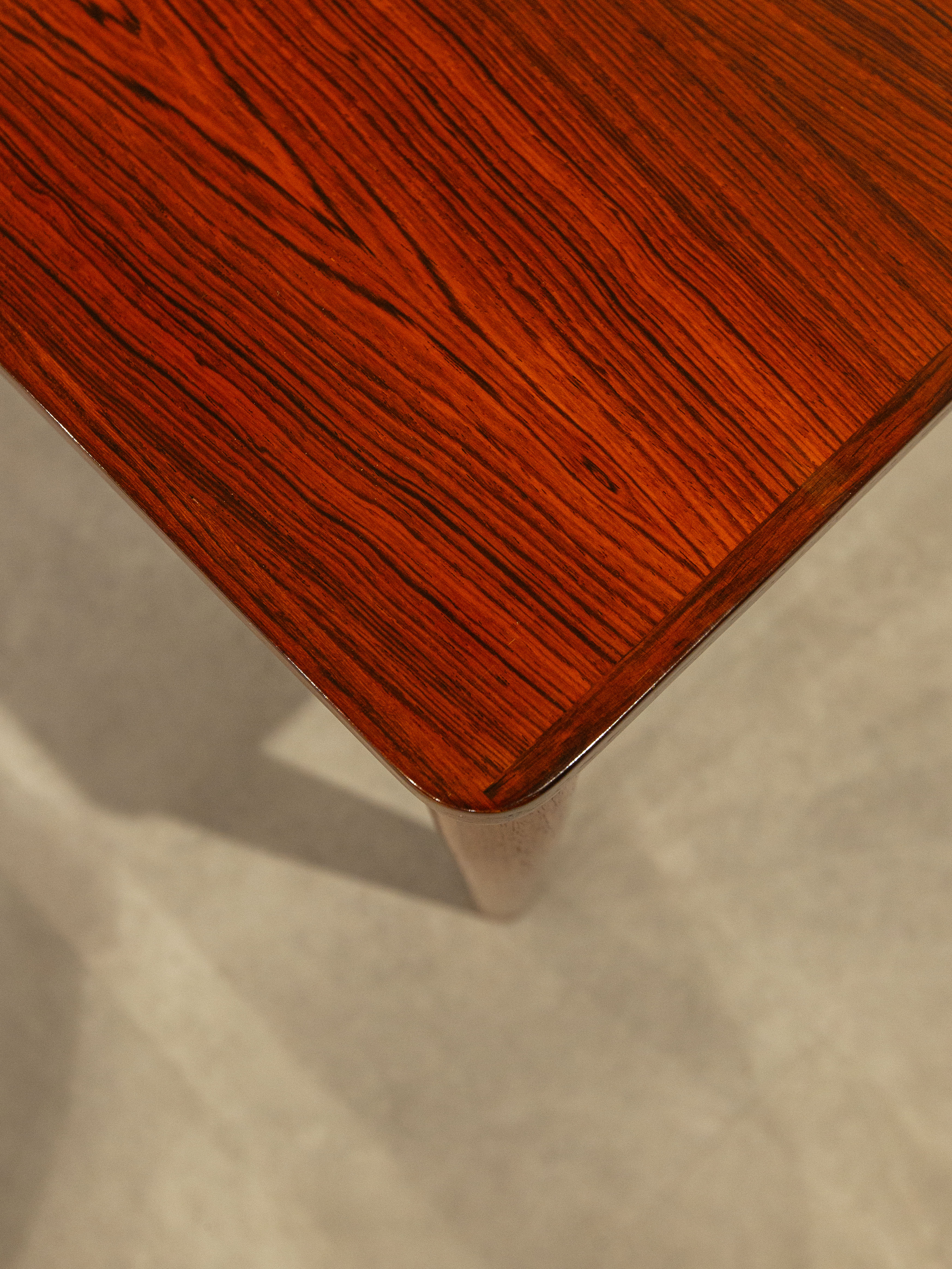Danish Mid-Century Modern Teak & Tile Coffee Table
